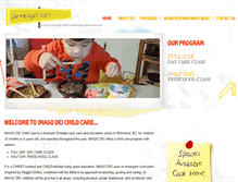 Tablet Screenshot of imagodeichildcare.com